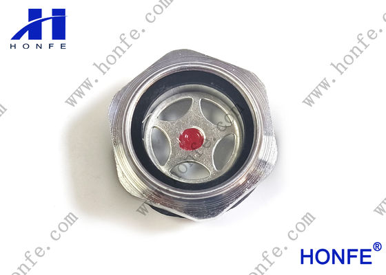 زجاج مستوى الزيت مع حلقة دائرية 921.866.010 G3/4" أجزاء نول النسيج الإسقاطي لمشروع آلات النسيج بجودة عالية